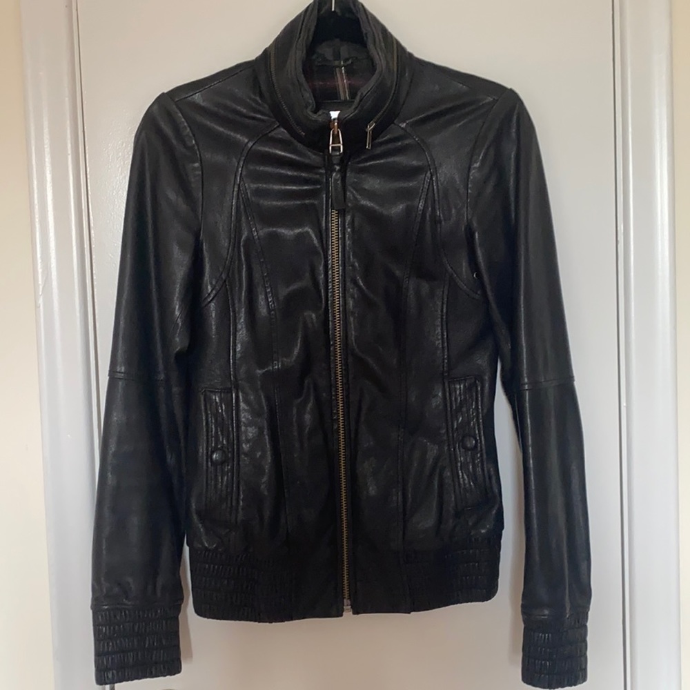 Mackage leather Moto jacket